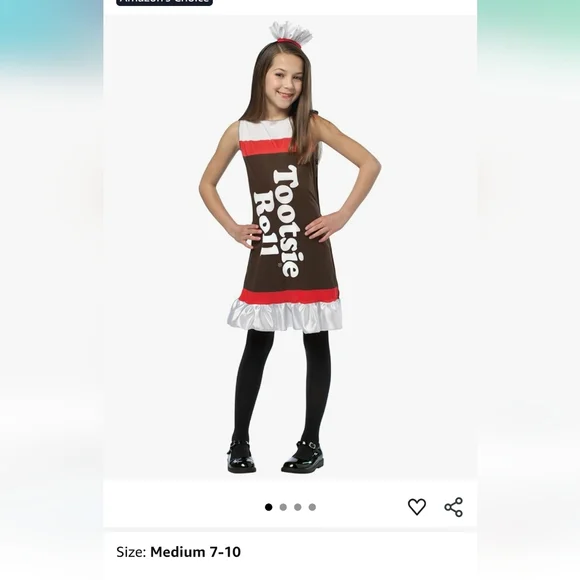 Tootsie Roll Costume Size 7-10 - Picture 6 of 6